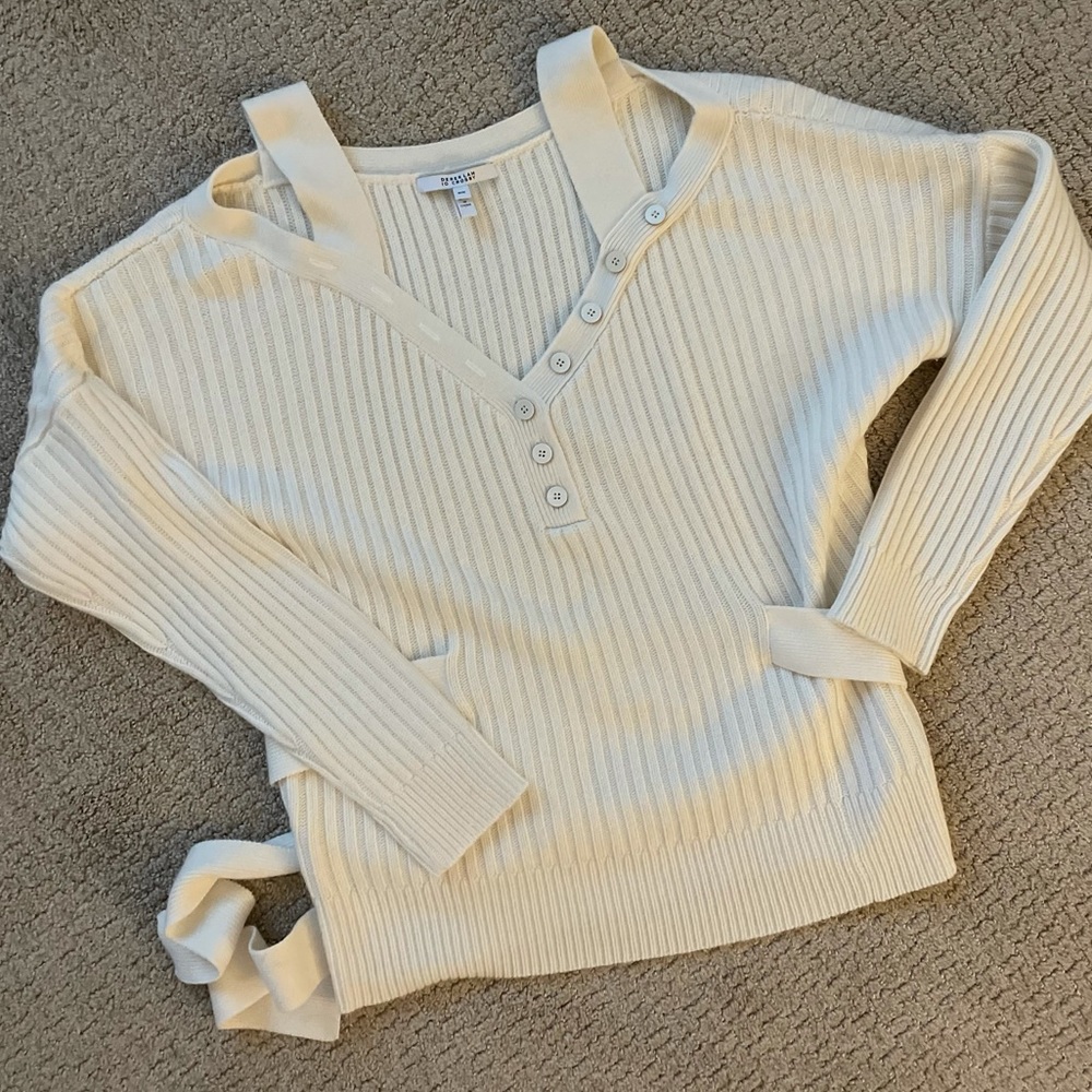 NWOT Derek Lam 10 Crosby off the shoulder sweater